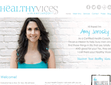 Tablet Screenshot of healthyvices.com